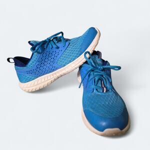 Tony Little Cheeks Royal Blue Mesh Gel Flex Trainer Sneakers Womens Size 8.5